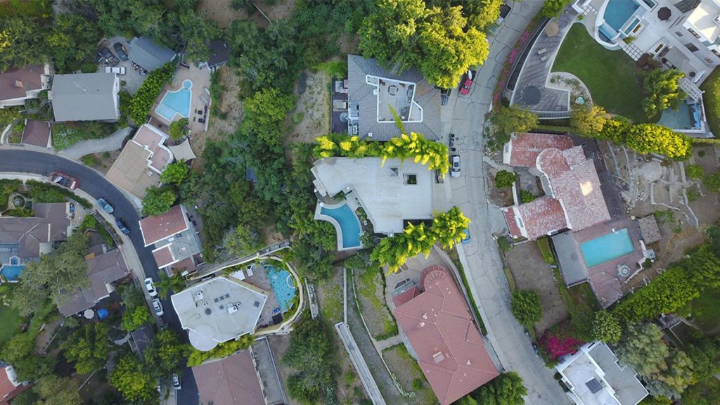 Home Area Neighborhood Top View
