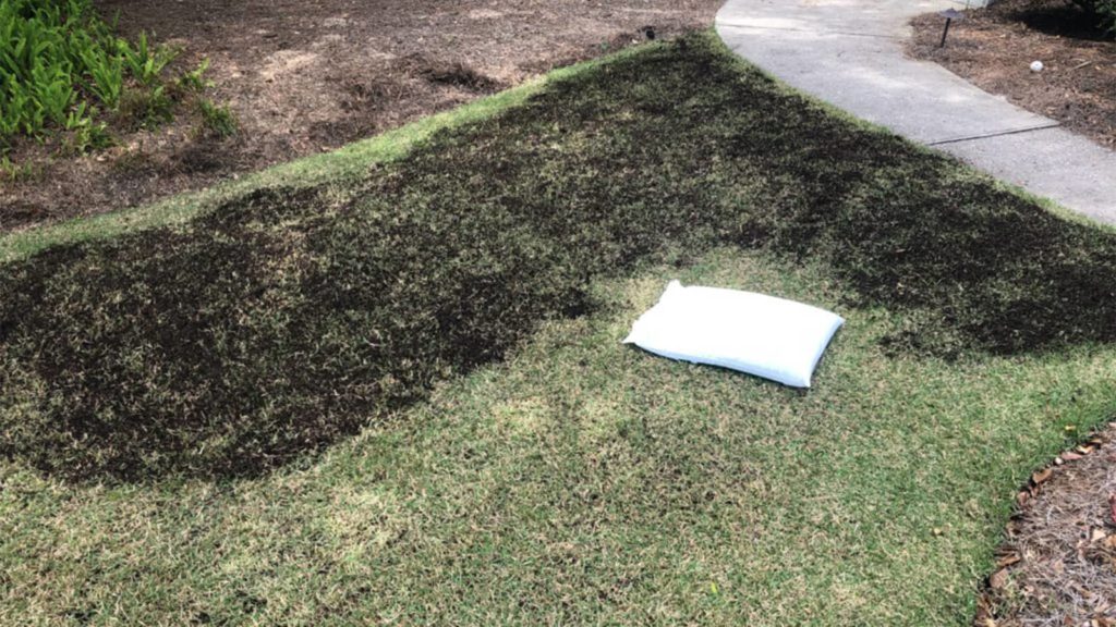 Top Soil Applied To Home Lawn